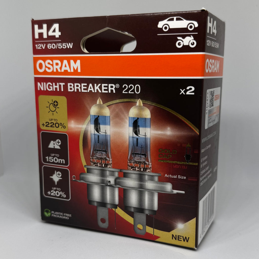 Osram Nightbreaker 220 Upgraded Headlight Bulbs